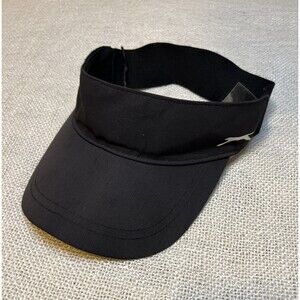 Slazenger Golf Visor Casual Hat Cap Women One Size Black Tennis Pickle Ball